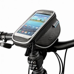 Roswheel Bisiklet Gidon Çantası ıphone ve SamsungTelefon Uyumlu - Thumbnail