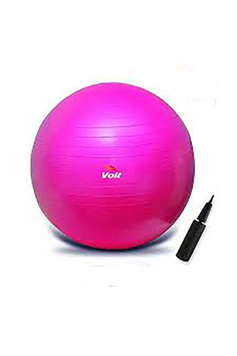 Voit - Voit 55 Cm Pilates Topu Fuşya+ Pompa Hediyeli