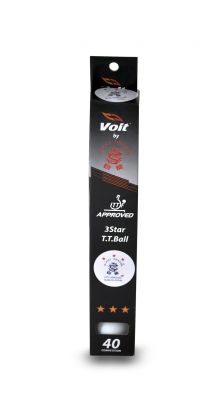 Voit - Voit By Giant 6'Lı Ittf Onaylı Pinpon Topu Beyaz