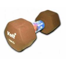 Voit - Voit VDB-04 10KG Altıgen Neo Dumbbell_Kahve