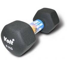 Voit - Voit VDB-04 8KG Altıgen Neo Dumbbell_Siyah